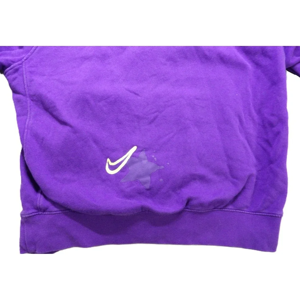 Nike Sportswear Ransom Note Hoodie Pullover Fleece Men L Court Purple Top Casual